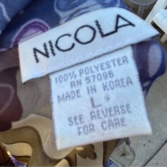 Nicola Vintage Long Sleeve Blouse Multicolor - Picture 7 of 8